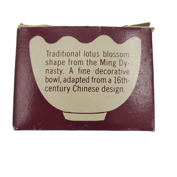 Vintage Lillian Vernon Small Bird and Flower Trinket Dish Bowls Original Box - Picture 10 of 13